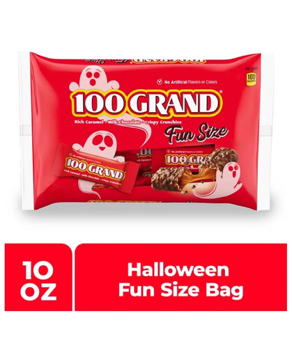 100 grand fun size halloween - size,